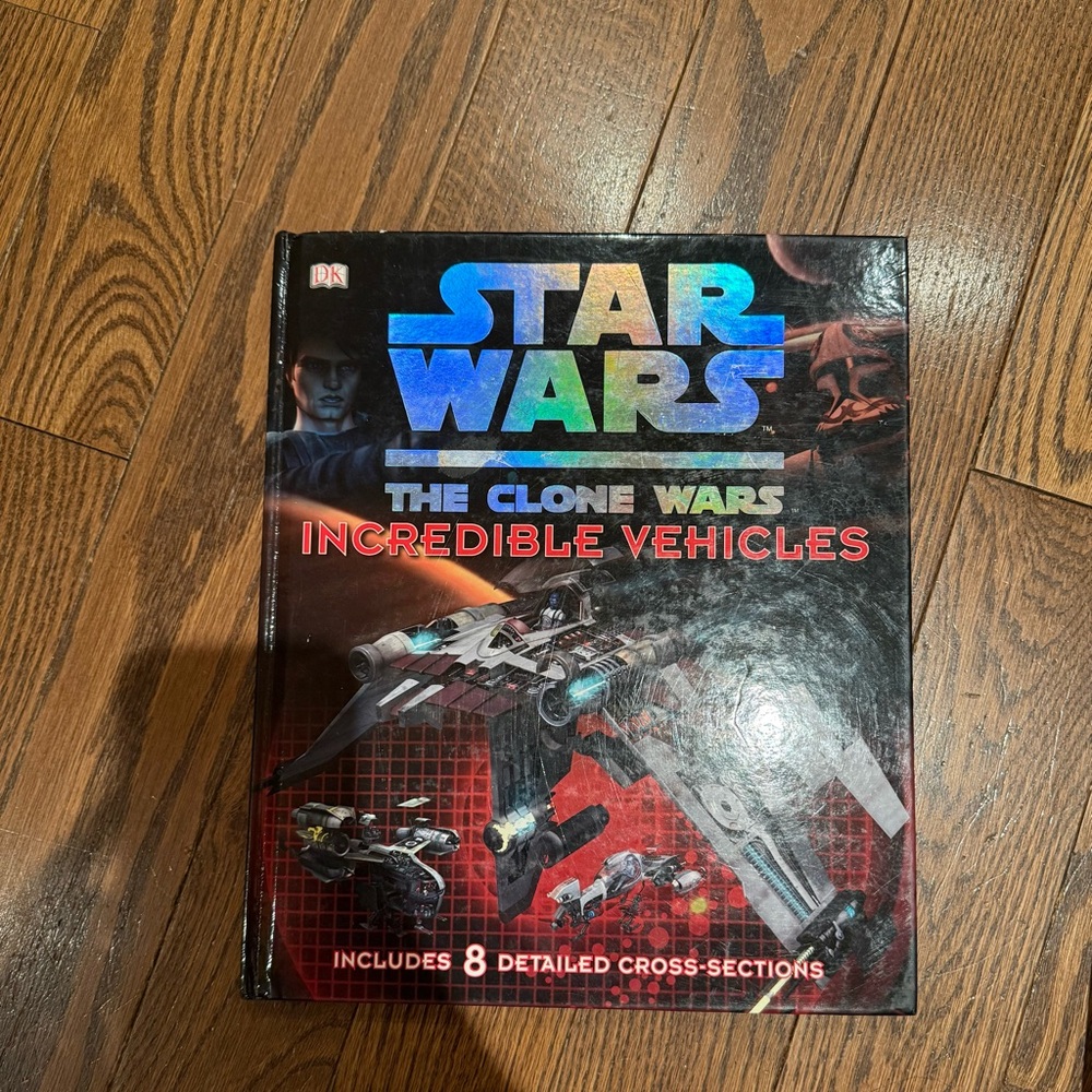 Star Wars The Clone Wars Incredible Vehicles Hardcover Book